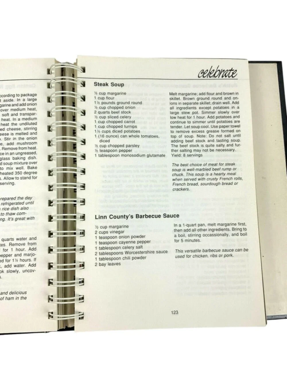 Celebrate A Centennial Cookbook Missouri Bankers Association 1989 Spiral Bound